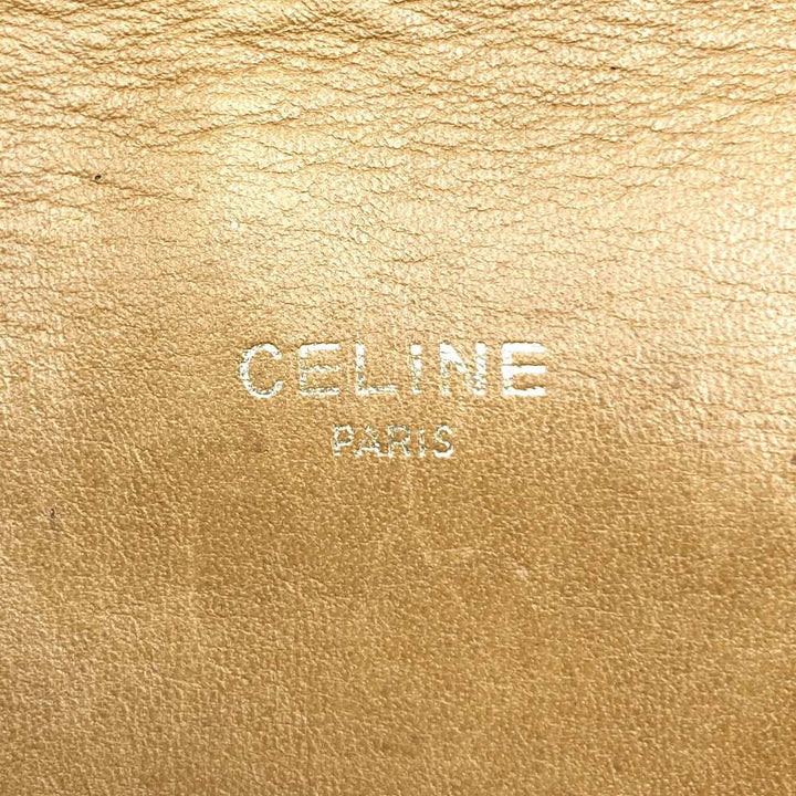 CELINE セリーヌ マカダム ショルダーバッグ PVC ベージュ ブラウン Z18