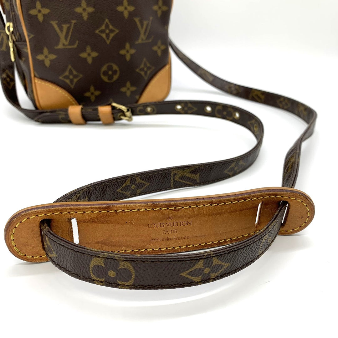 LOUIS VUITTON ルイ・ヴィトン アマゾン モノグラム ショルダーバッグ ブラウン Z15