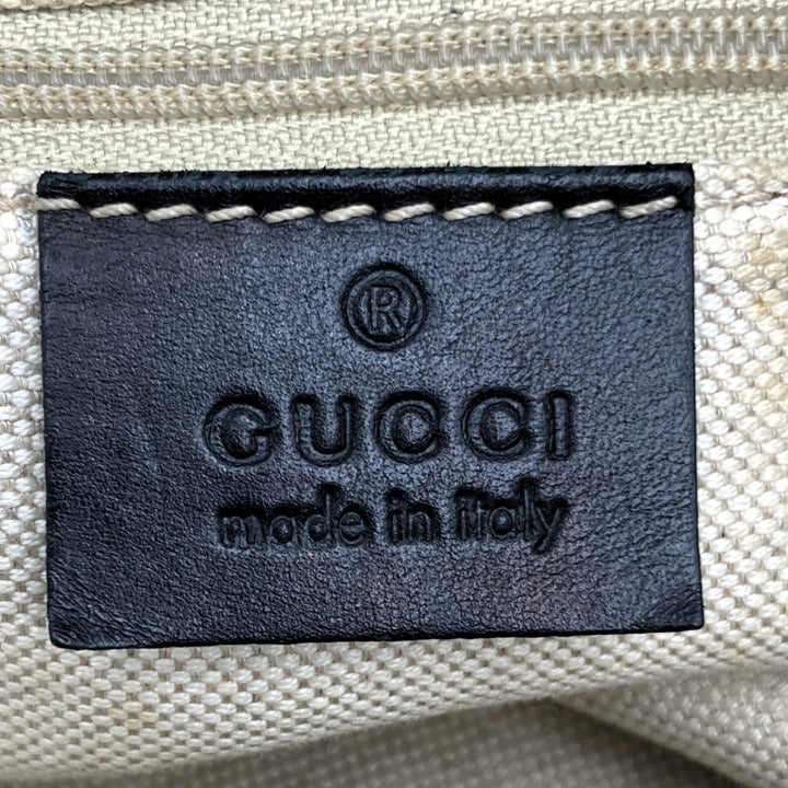 GUCCI/グッチ 247902 GG柄 スーキー ハンドバッグ 2WAY インターロッキングG GGライン 黒 ブラック