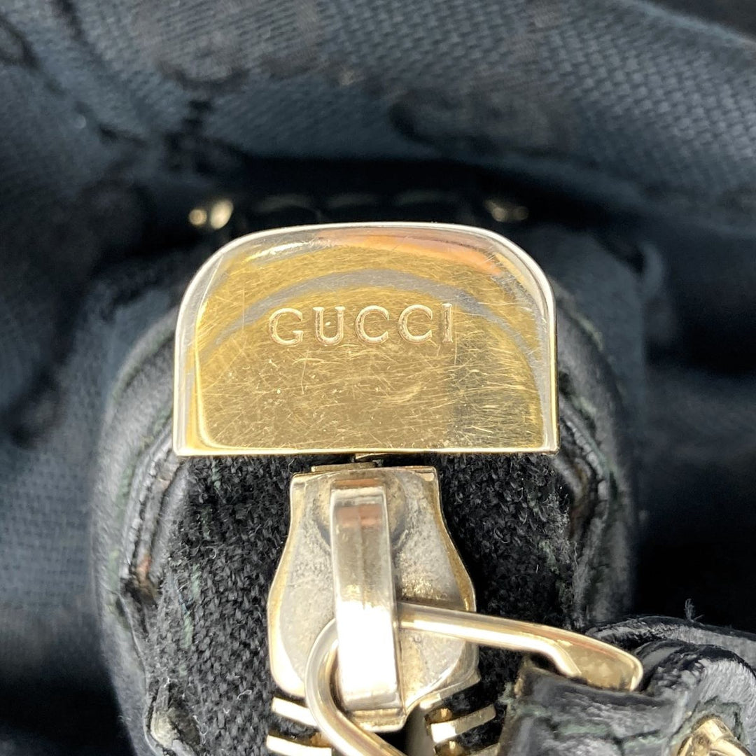 GUCCI/グッチ 247902 GG柄 スーキー ハンドバッグ 2WAY インターロッキングG GGライン 黒 ブラック